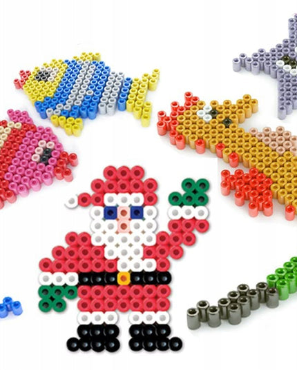 Lydymo karoliukų rinkinys su dėklu 6000 vnt. vaikams