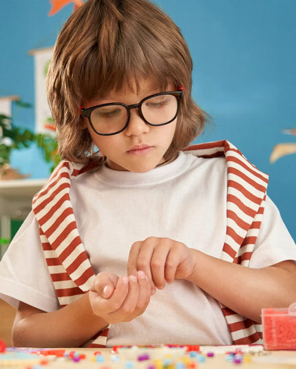 Lydymo karoliukų rinkinys su dėklu 6000 vnt. vaikams