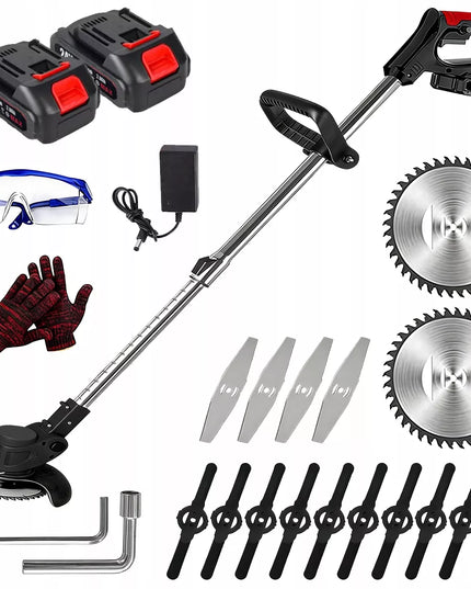 Akumuliatorinė elektrinė žoliapjovė 24V su 2 baterijomis