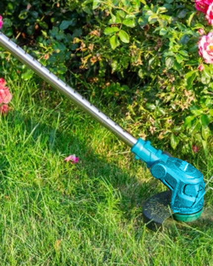 Akumuliatorinė žoliapjovė, elektrinis žolės pjoviklis, XXL rinkinys su 2 akumuliatoriais