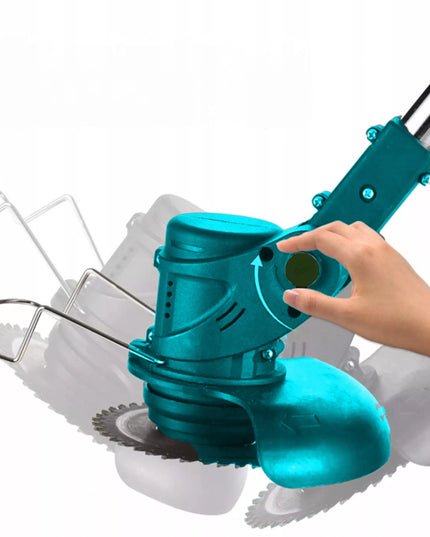 Akumuliatorinė žoliapjovė, elektrinis žolės pjoviklis, XXL rinkinys su 2 akumuliatoriais