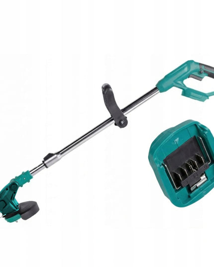 Akumuliatorinė žoliapjovė, elektrinis žolės pjoviklis, XXL rinkinys su 2 akumuliatoriais