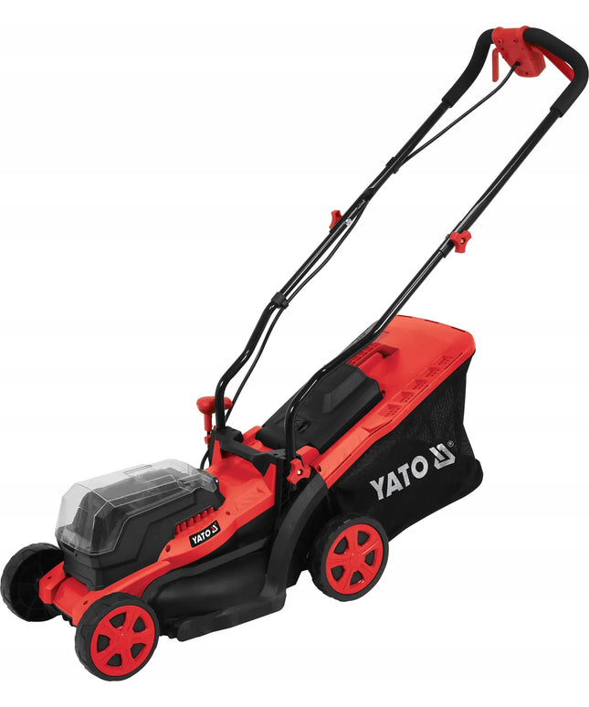 Akumuliatorinė vejapjovė Yato 36V, pjovimo plotis 34 cm, be akumuliatorių