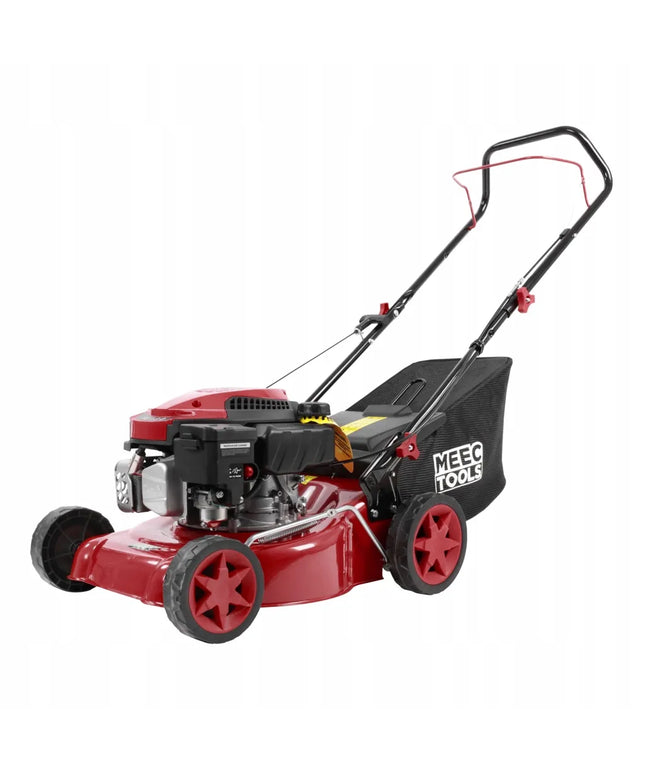 Benzininė vejapjovė Meec Tools 2,0 kW, 41 cm – 7 lygių reguliavimas, 45 l krepšys