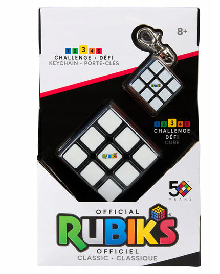Rubik's 3x3 originalus klasikinis kubas + 3x3 raktų pakabukas