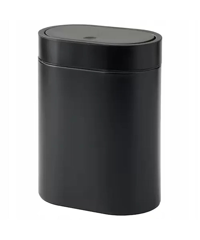 IKEA BROGRUND šiukšliadėžė, 4 l, juoda