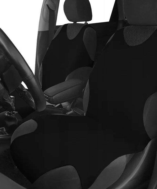 Juoda medvilninė universali automobilio sėdynės užvalkalo marškinėlė „Pok-Ter“, 1 vnt.