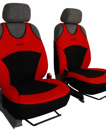 „Pok-Ter ACTIVE SPORT“ universalūs pilki priekinių automobilio sėdynių užvalkalai