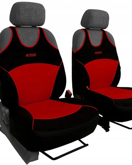 „Pok-Ter ACTIVE SPORT“ universalūs pilki priekinių automobilio sėdynių užvalkalai