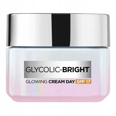L'Oréal GLYCOLIC BRIGHT veido kremas su glikolio rūgštimi, SPF17