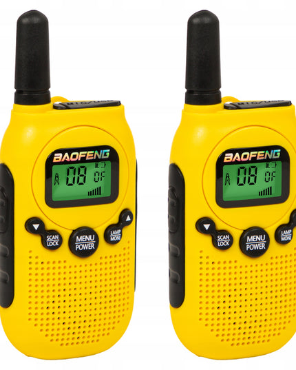 2 vnt. radijo stotelės BAOFENG BF-T6 PMR ilgas veikimo nuotolis vaikams