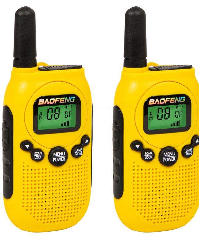 2 vnt. radijo stotelės BAOFENG BF-T6 PMR ilgas veikimo nuotolis vaikams