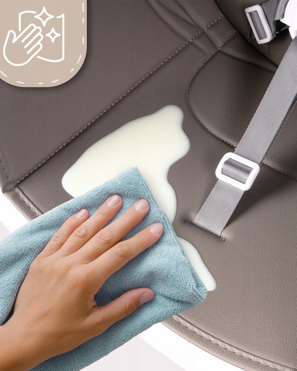 3in1 sulankstoma maitinimo kėdutė vaikams, reguliuojama, su padėklu ir diržais