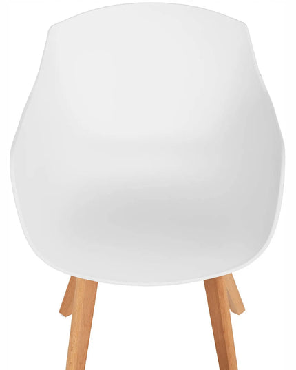 Valgomojo kėdės Fromm & Starck, 2 vnt. rinkinys, keliamoji galia 150 kg, baltos