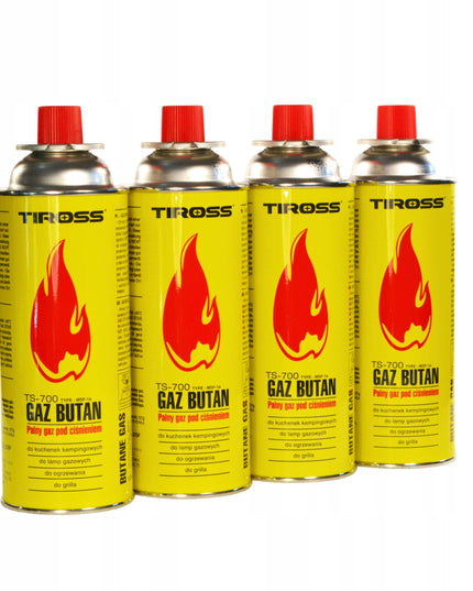 Nešiojama turistinė dujinė viryklė lagamine Box + 4 dujų balionėliai