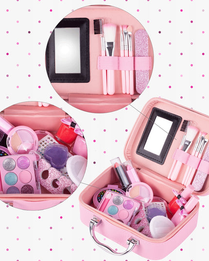 Kosmetikos lagaminėlis su makiažo ir nagų rinkiniu "Mažoji undinėlė" vaikams