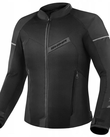 Motociklininko striukė Shima X-MESH 2.0 vyriška juoda vasarinė
