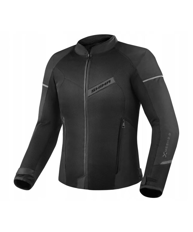 Motociklinė striukė Shima X-MESH 2.0 vyriška juoda vasarinė