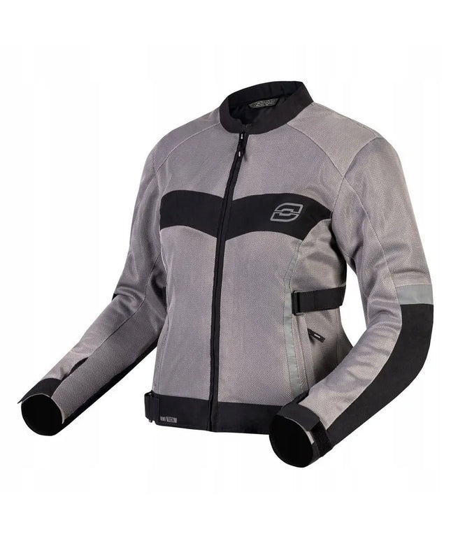 Motociklinė tekstilinė striukė moterims Ozone Dart Lady Cappuccino