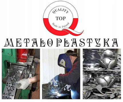Metalinis sieninis gėlių stovas pakabinamas dekoracija vazonui Obels lapas