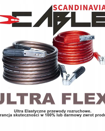 Scandinavian Cable ULTRA FLEX užvedimo kabeliai, 6 m, 50 mm², 5000 A