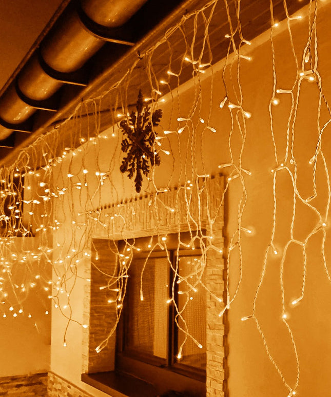 Kalėdinė lauko girlianda, lemputės, 300 LED lempučių, 12M