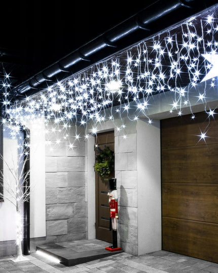 Kalėdinė lauko girlianda, lemputės, 500 LED lempučių, 22.5M