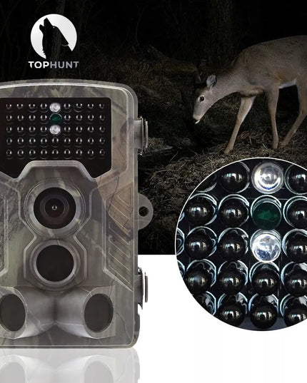 TopHunt HC-800A miško kamera – fotospąstai, Full HD, 42 IR diodai, 16 Mpx