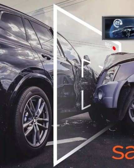 Automobilinė kamera Save A5S 4K su dviem kameromis, 170° matymo kampas, Wi-Fi