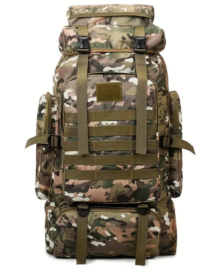 Kareiviška, Kamufliažinė, Kelioninė Kuprinė, 80 Litrų Talpos