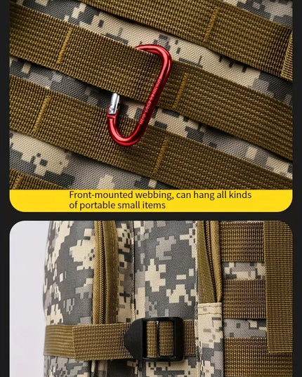 Kareiviška, Kamufliažinė, Kelioninė Kuprinė, 80 Litrų Talpos