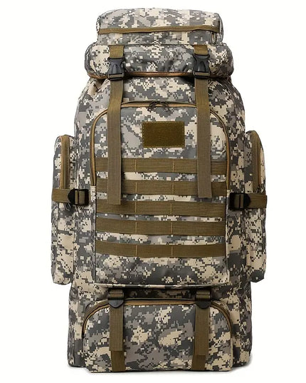 Kareiviška, Kamufliažinė, Kelioninė Kuprinė, 80 Litrų Talpos