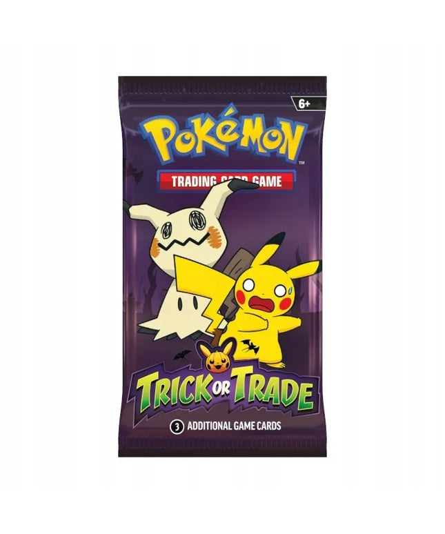 Pokémon TCG kortelės: 2023 m. Helovino „Trick or Trade BOOster“ pakelis (1 pakelis)