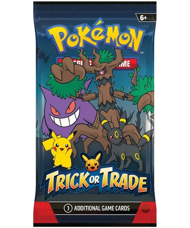 „Pokémon TCG“ kortelės: 2024 m. Helovino „Trick or Trade“ BOOster pakelis (1 vnt.)