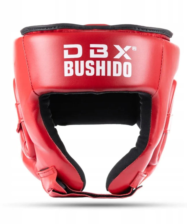DBX Bushido turnyrinis bokso šalmas ARH-2190-RED – raudonas