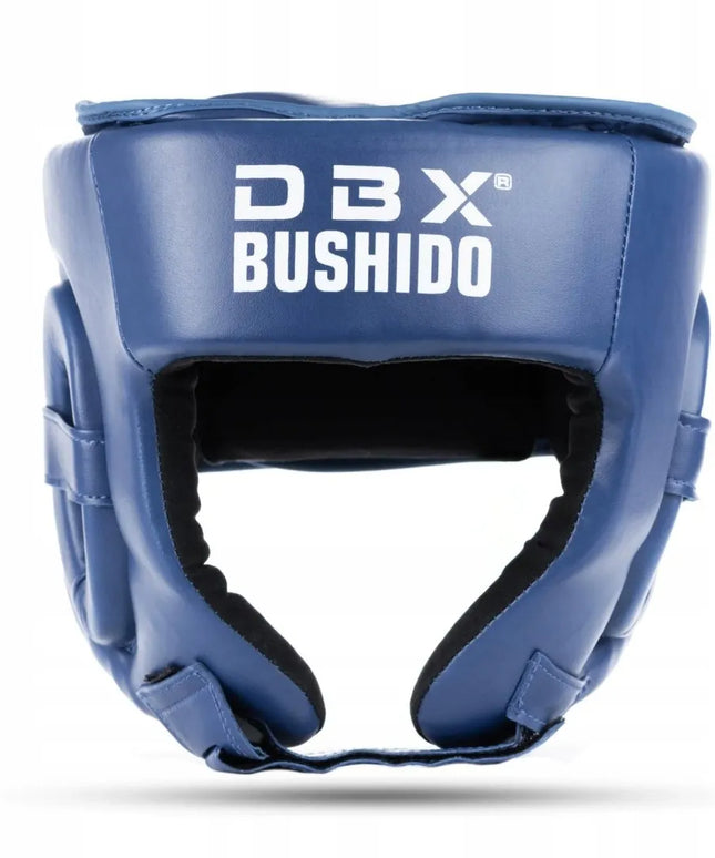 DBX Bushido turnyrinis bokso šalmas - mėlynas, dydis S