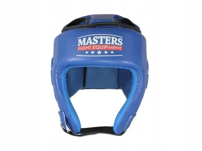 MASTERS FIGHT EQUIPMENT bokso šalmas KTOP-PU (WAKO patvirtintas) mėlynas L