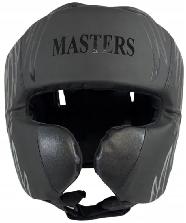 Sparingo bokso šalmas MASTERS FIGHT EQUIPMENT KSTOP-BLACK-EAGLE