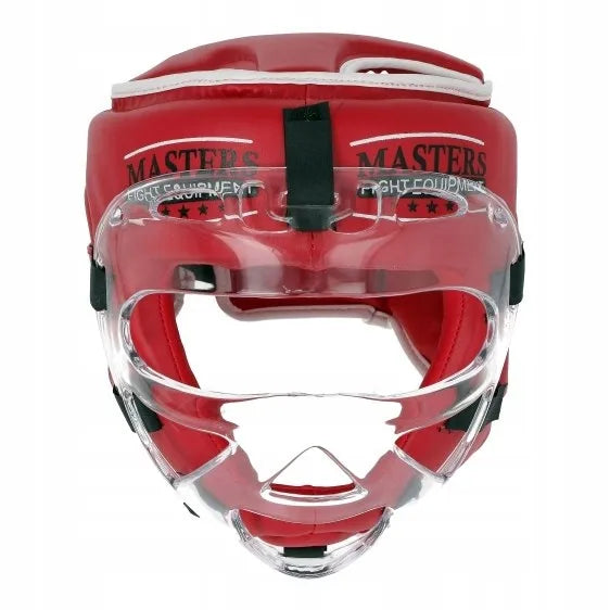 Bokso šalmas su kauke MASTERS FIGHT EQUIPMENT KSSPU-M (WAKO APPROVED)