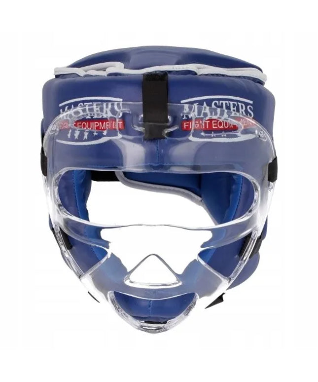 Bokso šalmas su kauke MASTERS FIGHT EQUIPMENT KSSPU-M (WAKO APPROVED)