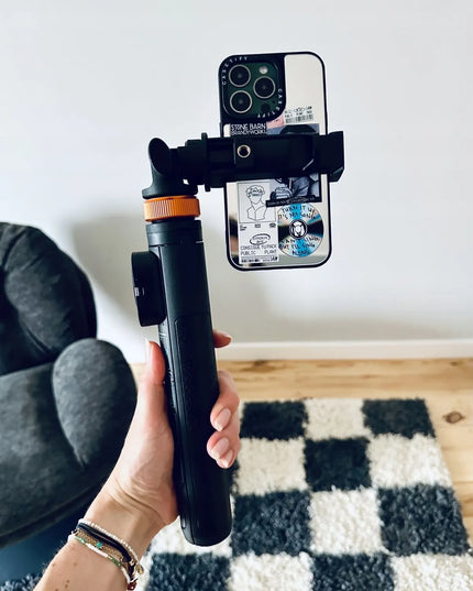 „Selfie Stick“ lazdelė telefonui ir GOPRO, trikojis, laikiklis, „Bluetooth“ nuotolinio valdymo pultelis