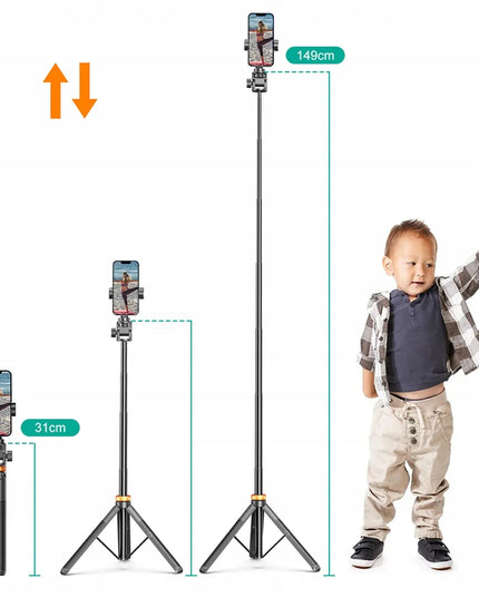 „Selfie Stick“ lazdelė telefonui ir GOPRO, trikojis, laikiklis, „Bluetooth“ nuotolinio valdymo pultelis
