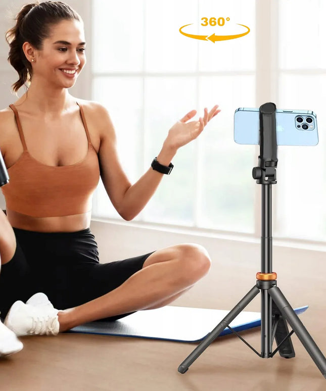 „Selfie Stick“ lazdelė telefonui ir GOPRO, trikojis, laikiklis, „Bluetooth“ nuotolinio valdymo pultelis