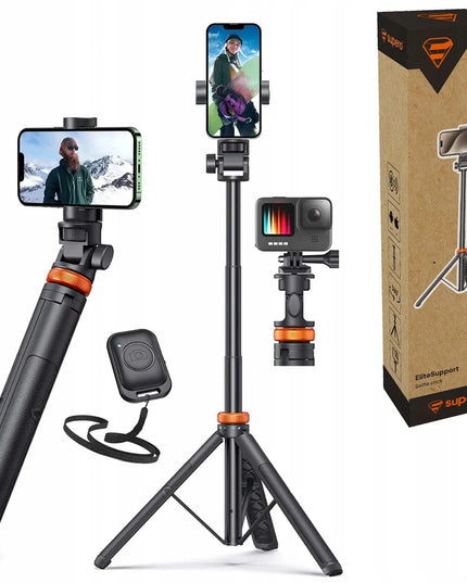 „Selfie Stick“ lazdelė telefonui ir GOPRO, trikojis, laikiklis, „Bluetooth“ nuotolinio valdymo pultelis