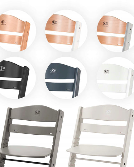 Kinderkraft Medinė vaikiška 2in1 maitinimo kėdutė ENOCK Natūralus