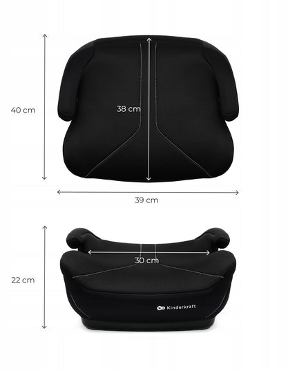 Kinderkraft Sėdynėlė-paaukštinimas 6-12 metų, 125-150 cm, I-BOOST 2, Juoda