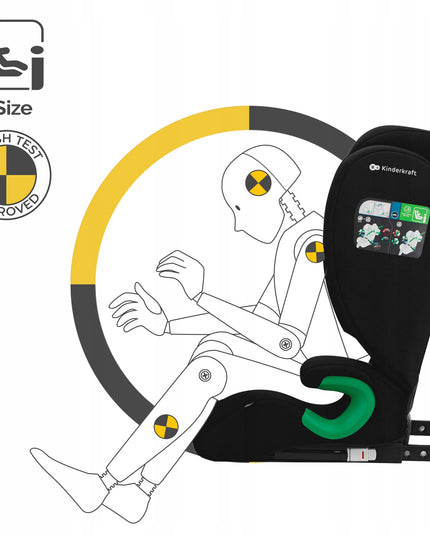 Kinderkraft Automobilinė kėdutė 100-150cm 15-36 kg ISOFIX JUNIOR FIX i-Size