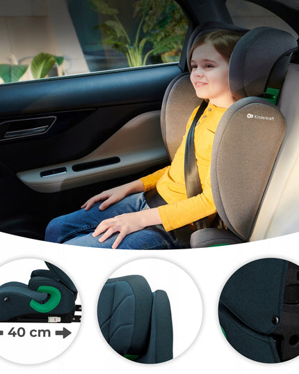 Kinderkraft Automobilinė kėdutė 100-150 cm 15-36 kg ISOFIX JUNIOR FIX i-Size