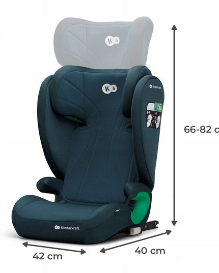 Kinderkraft Automobilinė kėdutė 100-150 cm 15-36 kg ISOFIX JUNIOR FIX i-Size