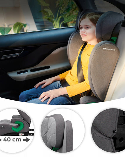 Kinderkraft Automobilinė kėdutė 100-150cm 15-36 kg ISOFIX JUNIOR FIX i-Size